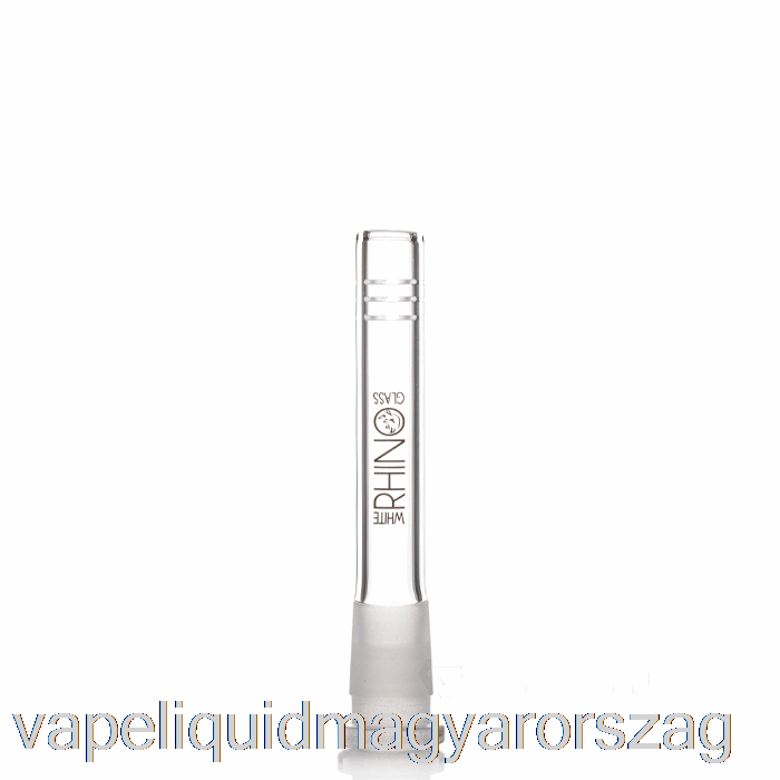 Fehér Orrszarvú 19/14 üveg Alsószárú 4 Hüvelykes Vape E Cigi